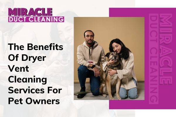 Pet hair clogging dryer vent, cleaning services recommended