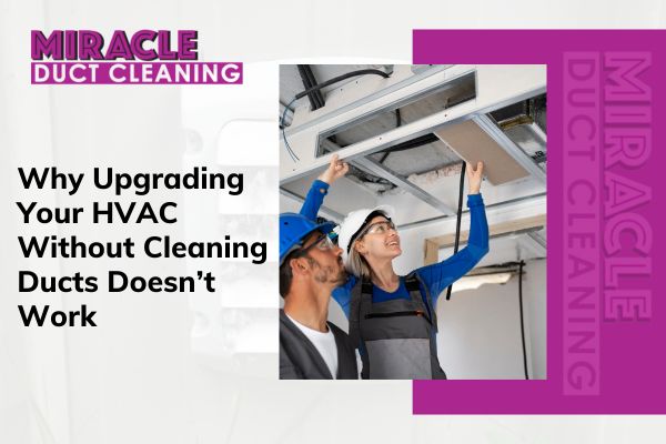 Technician delivering the best air duct cleaning services